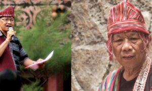 Sastrawan Batak Panusunan Simanjuntak dan Saut Poltak Tambunan. | Ist