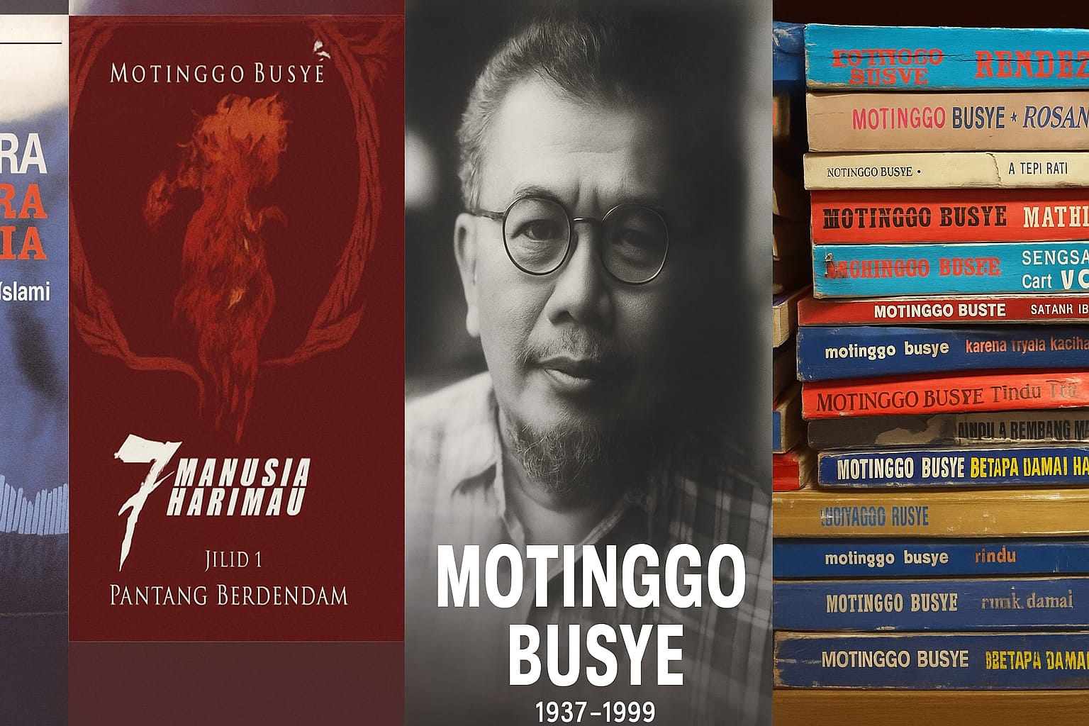 Roh Motinggo Busye pun menitis ke para sastrawan Lampung. | Ist