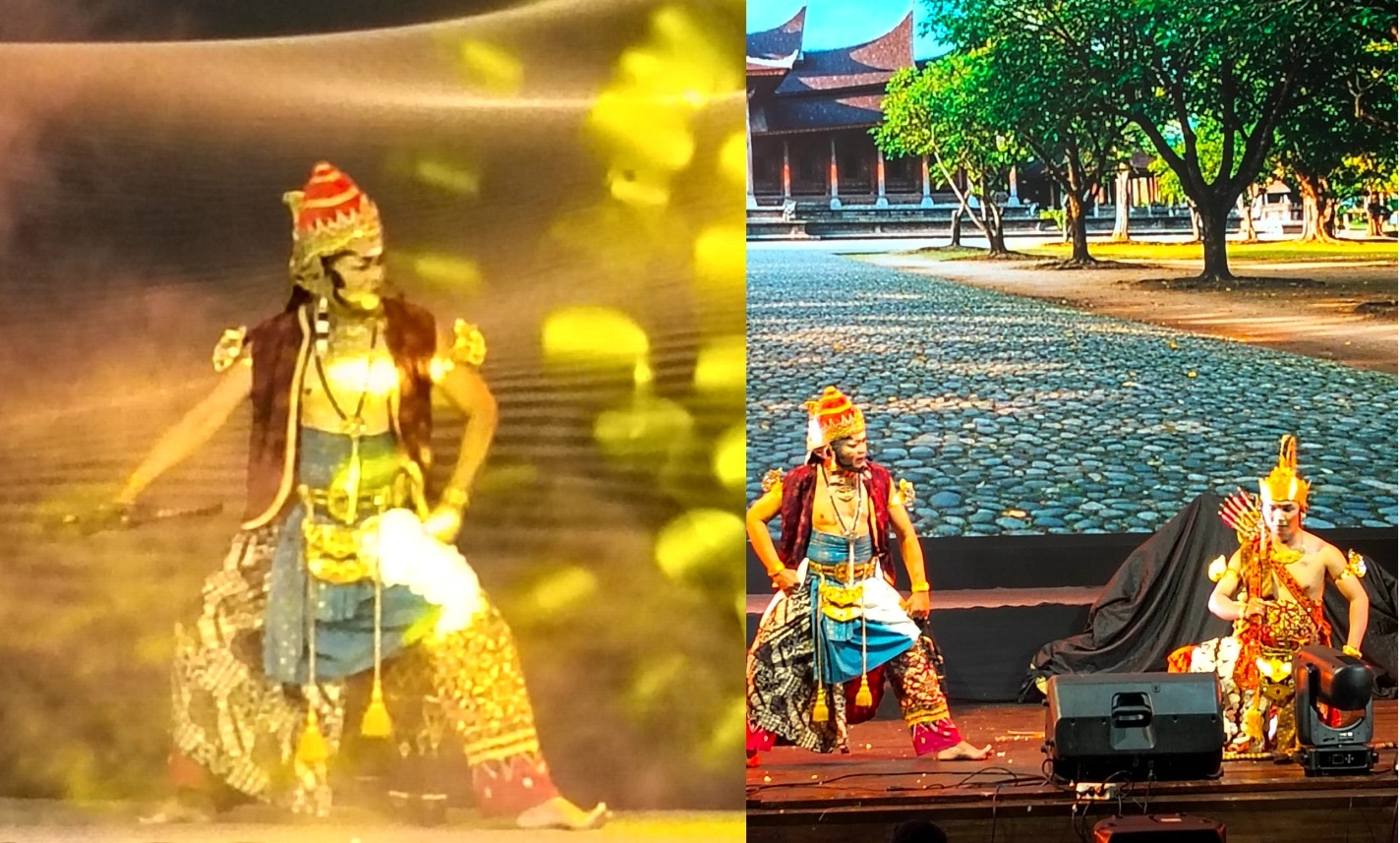 Sang guru Agung menapaki jalan kehidupan dilematis yang berakhir tragis (kiri). Druna dikenal sebagai sosok guru yang licik dan penuh tipu muslihat (kanan). | Christian Saputro