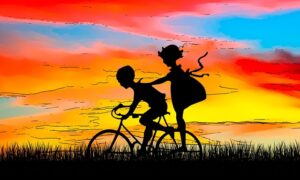 Bersepeda di masa kanak-kanak. | Vicki Hamilton/Pixabay