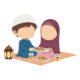 Berbagi, makan bersama. | Ika Rifqiyawati Zauharoh/Pixabay